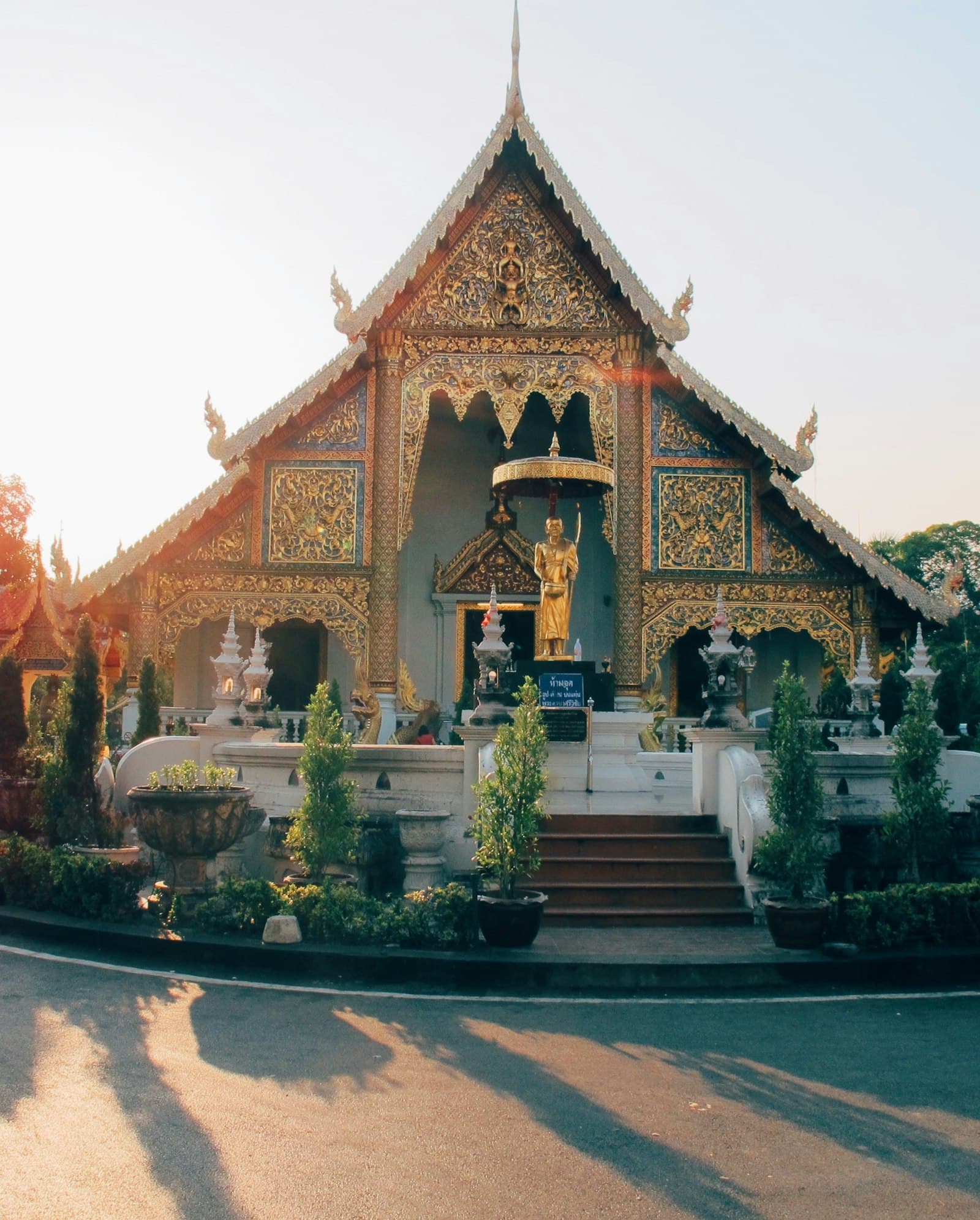 A traditional temple in Chiang Mai